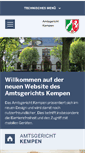 Mobile Screenshot of amtsgericht-kempen.de